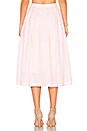 view 3 of 4 JUPE MIDI VICHY in Pink & White