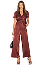 view 1 of 3 Wide Leg Jumpsuit in Wine Multi