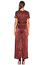 view 3 of 3 Wide Leg Jumpsuit in Wine Multi
