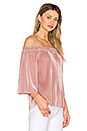 view 2 of 4 Off Shoulder Top in Blush Pink