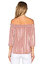 view 3 of 4 Off Shoulder Top in Blush Pink