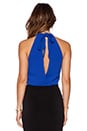 view 3 of 3 Halter Top in Royal Blue