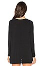 view 3 of 4 For Keeps V Neck Tee in Black