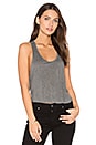 view 2 of 5 Half Moon Crop Top in Gravel