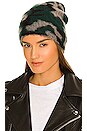 view 1 of 3 Camo Jacquard Hat in Green Multi