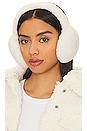 view 1 of 3 Faux Shearling Earmuffs in Ivory
