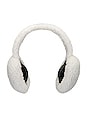 view 2 of 3 Faux Shearling Earmuffs in Ivory
