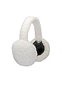 view 3 of 3 Faux Shearling Earmuffs in Ivory
