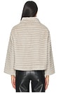 view 3 of 4 Faux Mink Pullover Sweatshirt in Pearl