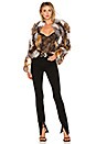 view 4 of 4 Fox Fur Sections Jacket in Natural Multi
