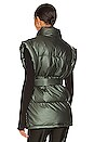view 4 of 5 Belted Nylon Vest in Olive