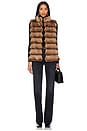 view 6 of 6 Plush Faux Fur Reversible Vest in Beige