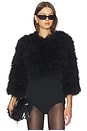 view 1 of 4 Fifi Feather Bolero in Black