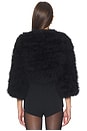 view 3 of 4 Fifi Feather Bolero in Black