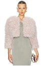 view 1 of 4 Fifi Feather Bolero in Blush