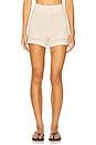 view 1 of 6 Arlo Crochet Short in Creme Brulee