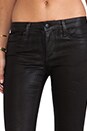 view 4 of 7 Ruched Ankle Skinny in Jet Black