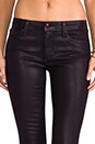 view 4 of 6 Jean Skinny enduit in Plum
