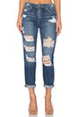 view 1 of 4 JEAN BOYFRIEND KUMI COLLECTOR'S EDITION THE DEBBIE in Medium Dark Blue Destroyed