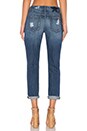 view 4 of 4 JEAN BOYFRIEND KUMI COLLECTOR'S EDITION THE DEBBIE in Medium Dark Blue Destroyed