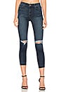 view 1 of 4 JEAN SKINNY CROPPED TAILLE HAUTE THE CHARLIE in Distressed Medium Blue