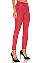 view 2 of 4 Lace Up Front Jean in Red Coated