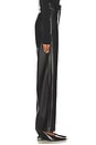 view 3 of 6 The Mia Vegan Leather Trouser in Black in Ephermal