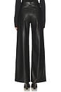 view 4 of 6 The Mia Vegan Leather Trouser in Black in Ephermal