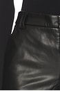 view 6 of 6 The Mia Vegan Leather Trouser in Black in Ephermal