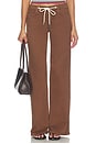 view 1 of 6 JAMBES LARGES LOU LOU in Chocolate
