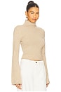 view 2 of 4 Jane Roll Neck Sweater in Camel