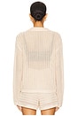 view 4 of 5 Arlo Crochet Cardigan in Creme Brulee