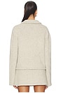 view 3 of 4 The Lennon Sweater Jacket in Stone Marl
