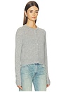 view 2 of 4 The Dani Cashmere Cardigan in Heather Grey