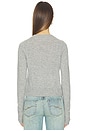 view 3 of 4 The Dani Cashmere Cardigan in Heather Grey