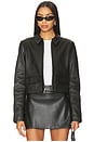view 2 of 5 Maren Leather Jacket in Black