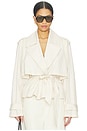 view 1 of 4 MANTEAU LIZ in Ecru