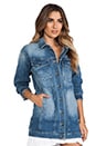 view 3 of 6 Dress Denim Jacket in Jaide