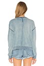 view 3 of 4 Luna Sweatshirt in Light Wash