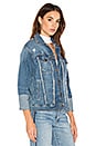 view 3 of 6 The Belize Denim Jacket in Distressed Medium Blue