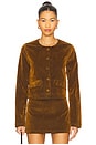 view 1 of 4 Lady Like Jacket in Bronze Brown