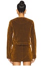 view 3 of 4 Lady Like Jacket in Bronze Brown