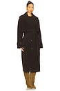 view 3 of 4 TRENCH ELIZABETH in Dark Chocolate