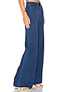 view 2 of 4 PANTALON JAMBES LARGES BESSIE in Medium Blue