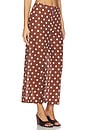 view 2 of 6 PIERNA ANCHA MARIEL in Brown Polka Dot