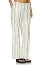 view 2 of 6 The Brynn Pants in Azure Multi Stripe