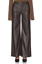 view 1 of 6 PANTALON LOU LOU in Dark Chocolate