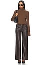 view 6 of 6 PANTALON LOU LOU in Dark Chocolate