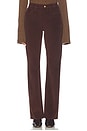 view 1 of 6 PANTALONES INEZ in Chocolate