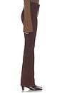 view 4 of 6 PANTALONES INEZ in Chocolate